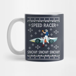 Speed Racer Go Snow Christmas Mug